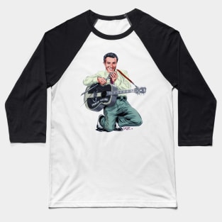 Faron Young - An illustration by Paul Cemmick Baseball T-Shirt